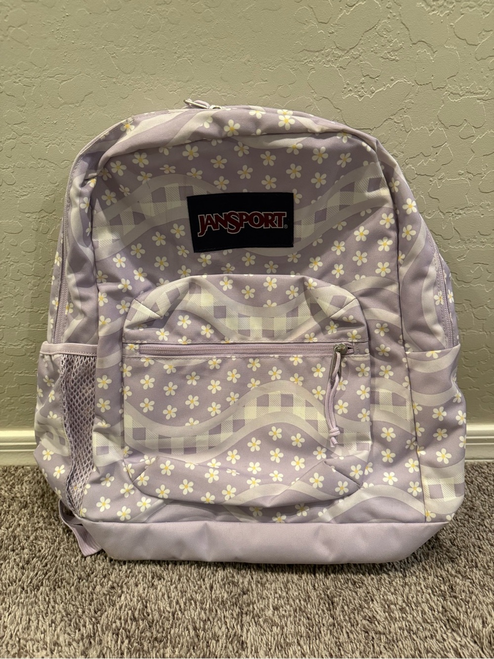 Jansport Lavender Daisy Print Kids Backpack